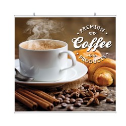 Hanging Clamp Bar Banner Display | PRINT AND STAND PACKAGE Hanging Clamp Bar Banner Display | PRINT AND STAND PACKAGE