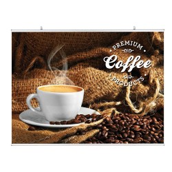 Hanging Clamp Bar Banner Display | PRINT AND STAND PACKAGE Hanging Clamp Bar Banner Display | PRINT AND STAND PACKAGE