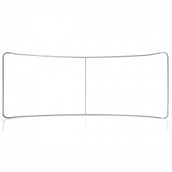 20ft EZ Tube Curved Fabric Trade Show Display 20ft EZ Tube Curved Fabric Trade Show Display