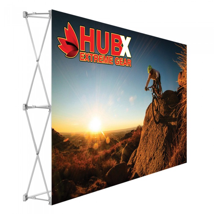 7.5 ft. RPL Fabric Pop Up Display - 5ft h Straight Graphic Package