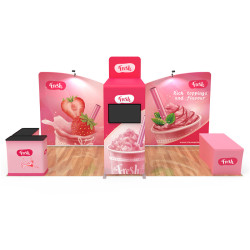 10x20ft Custom Booth Q 10x20ft Custom Booth Q