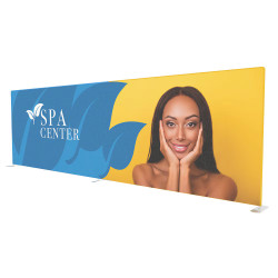 EZ Tube 25ft Straight Trade Show Display –  Graphic Package