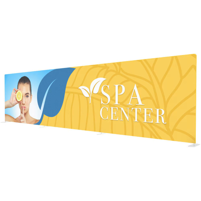 EZ Tube 30ft Straight Trade Show Display –  Graphic Package