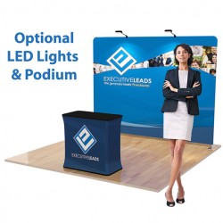 10 ft. EZ Tube Straight Trade Show Display –  Graphic Package