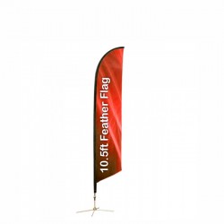 10.5Ft. Feather Flag – Graphic Package