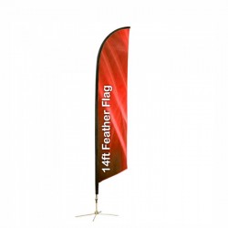 14Ft. Feather Flag – Graphic Package