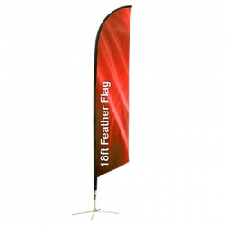 18Ft. Feather Flag – Graphic Package